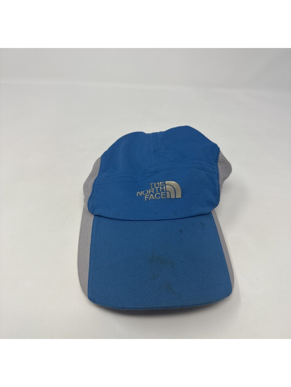 The North Face Blue And Grey Hat Adjustable Light Weight